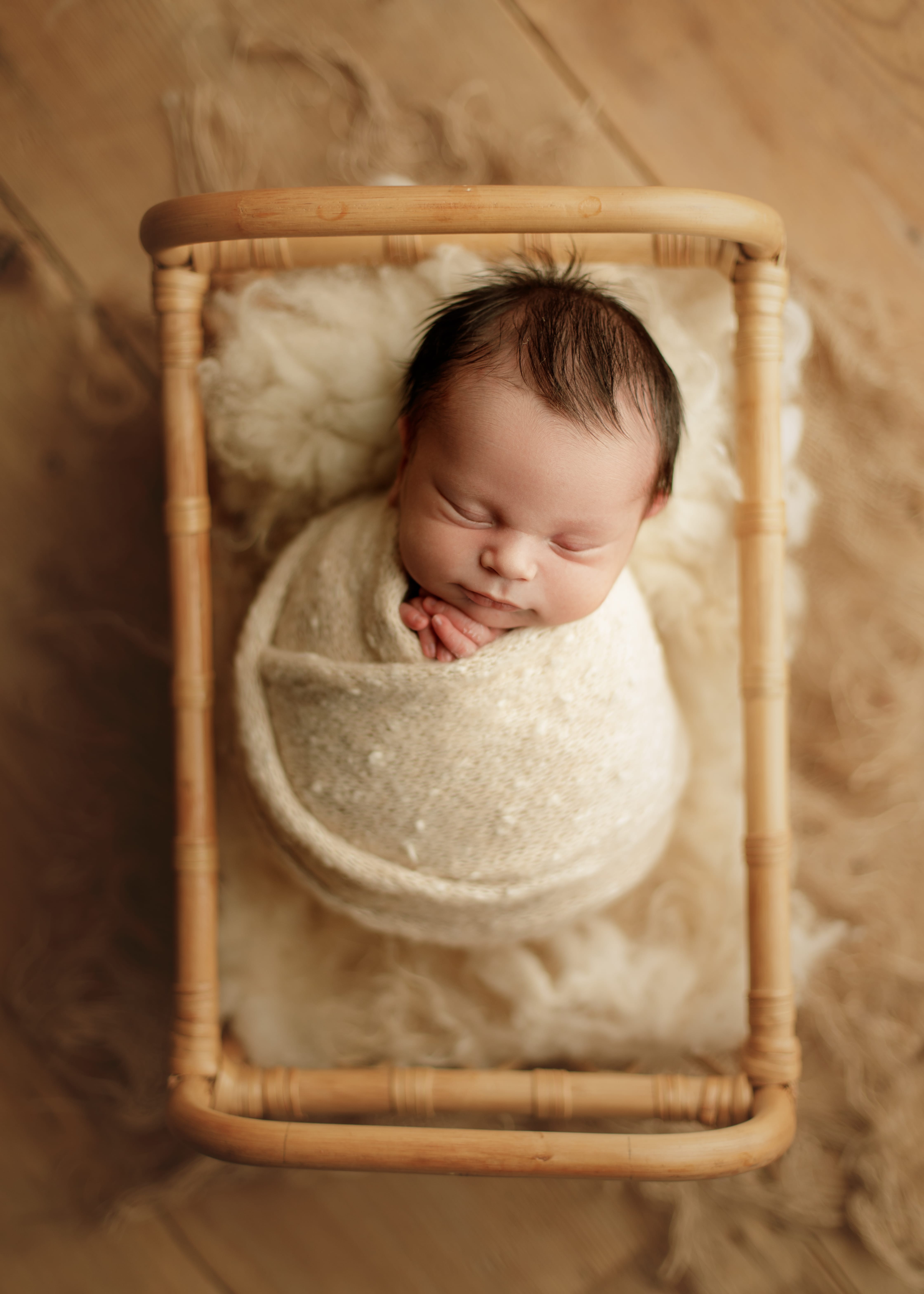 newborn baby boy at photo shoot Chicago