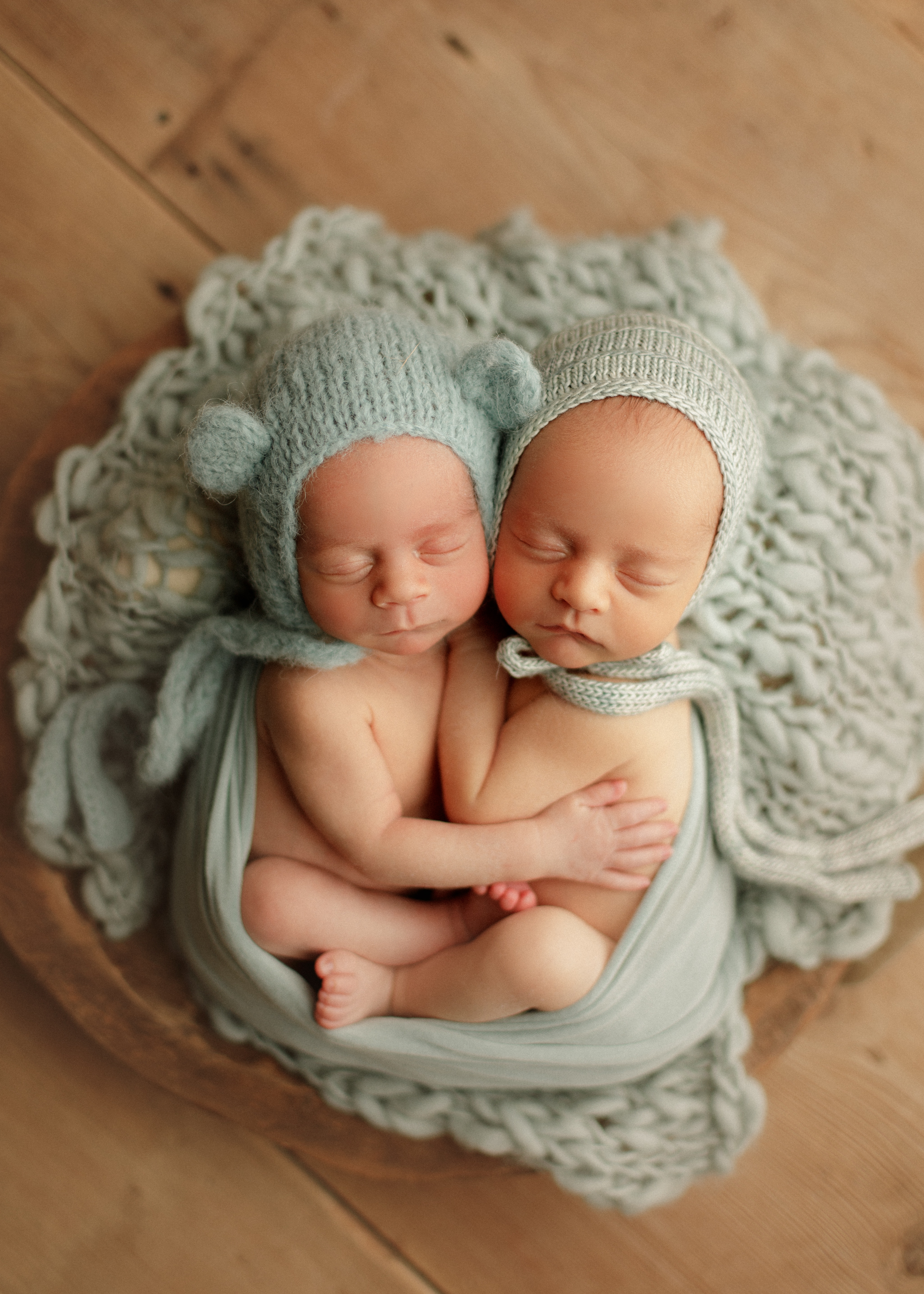 twin newborn brothers