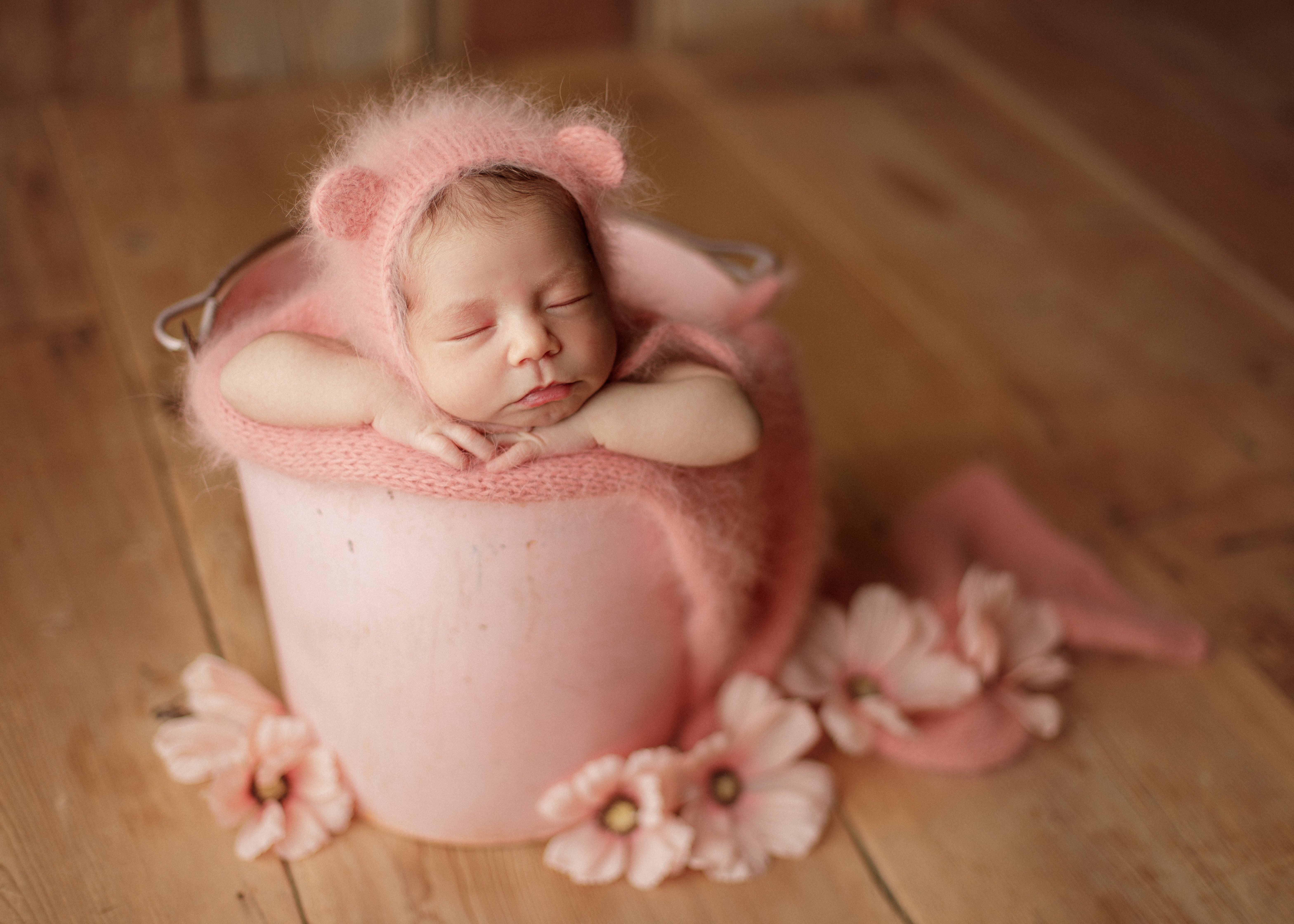 baby girl in bucket, Chicago