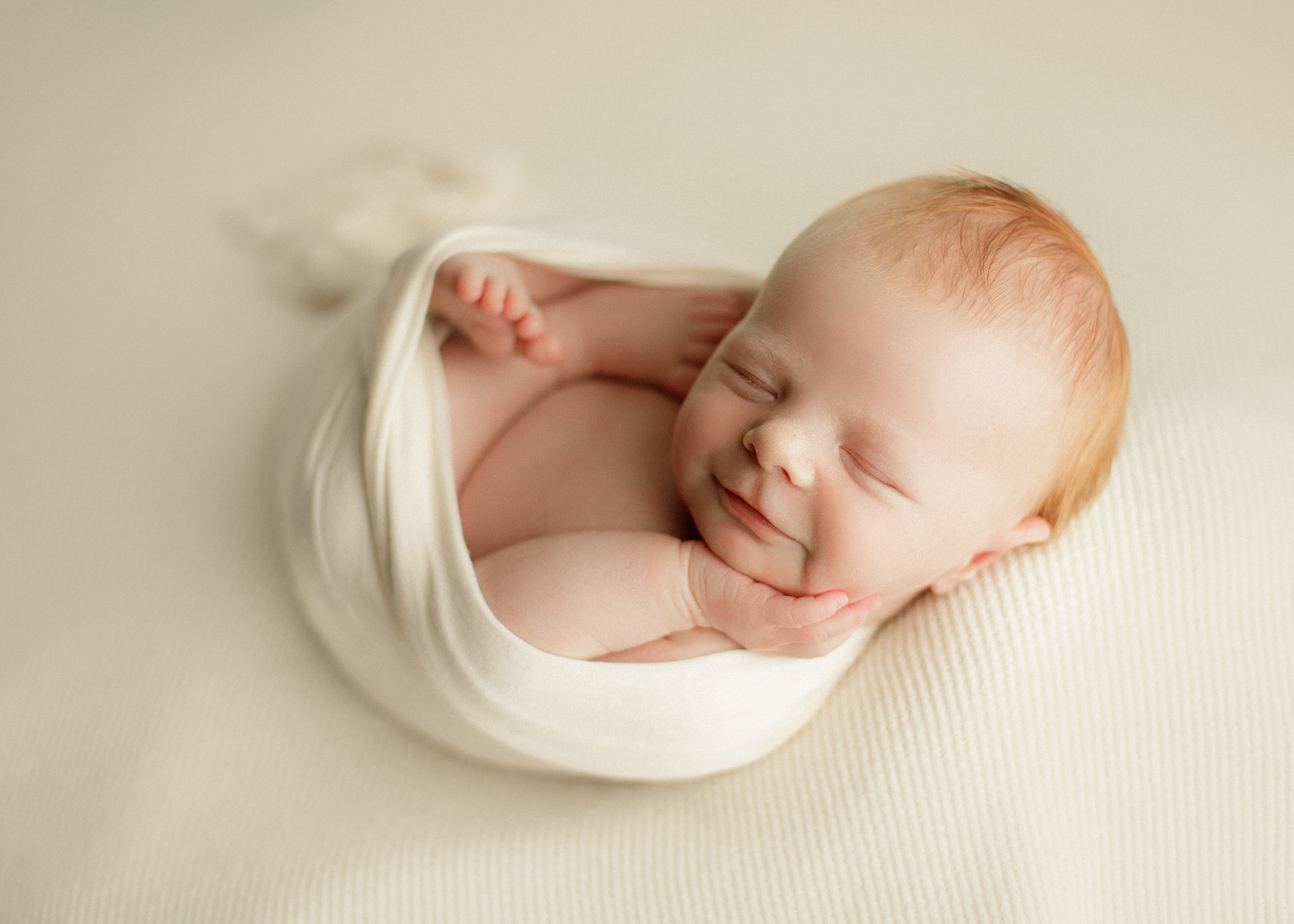 sleeping newborn baby in Chicago