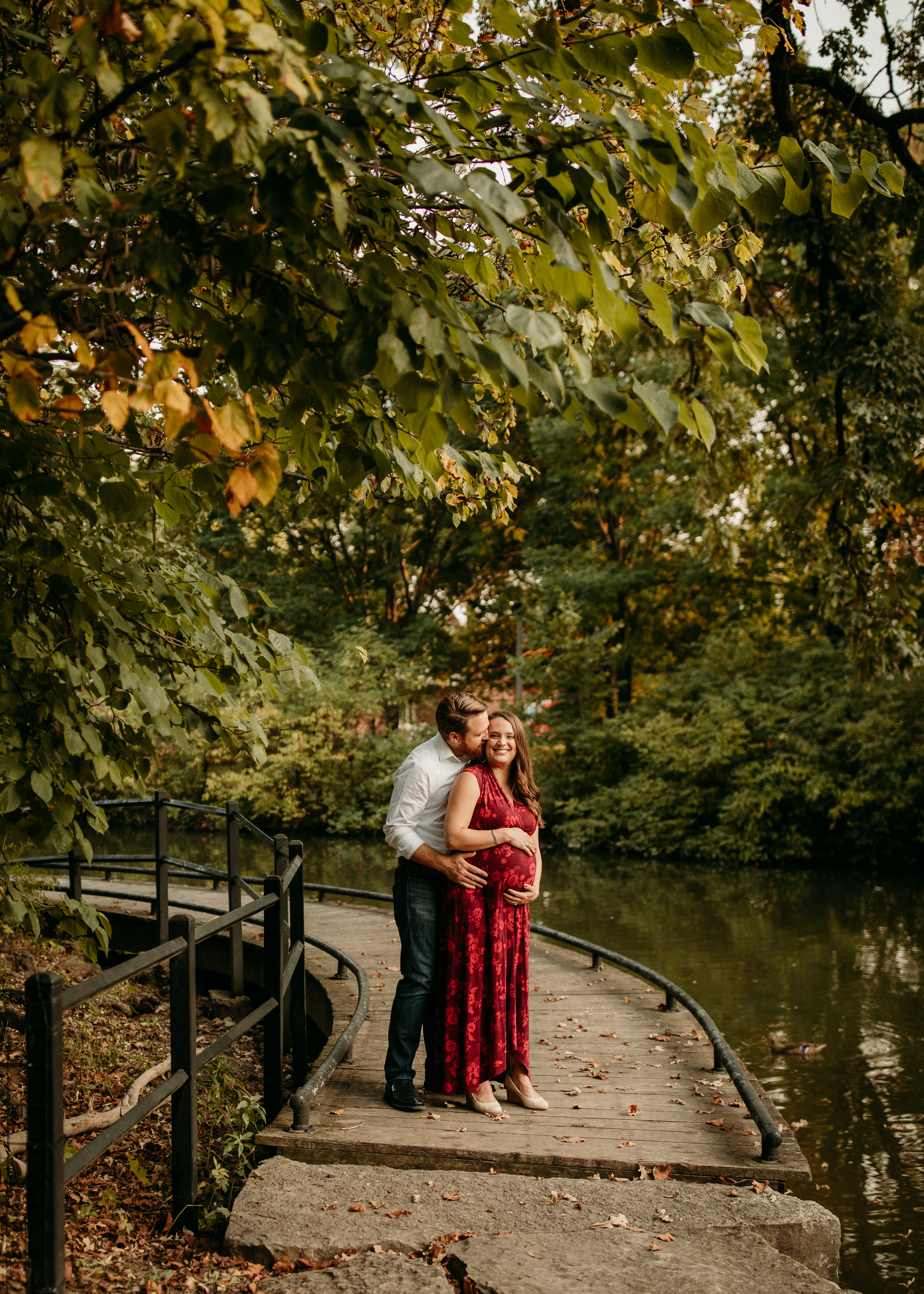 couples maternity session Chicago