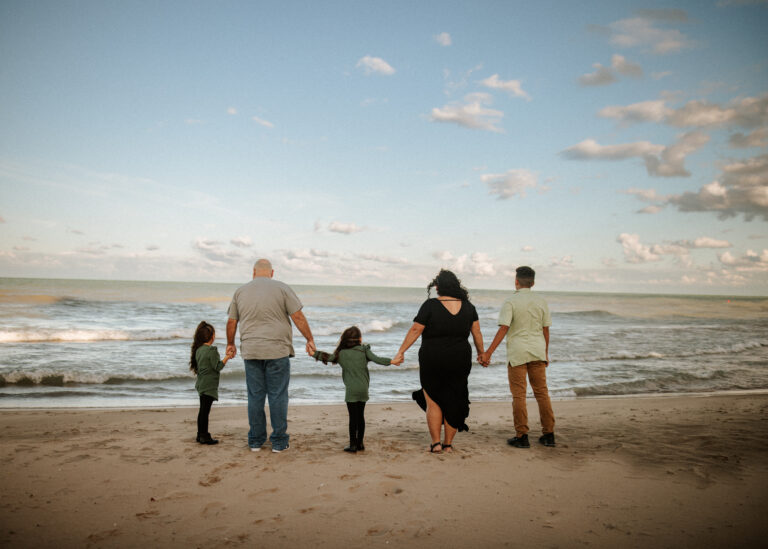 beach family photos Chicago