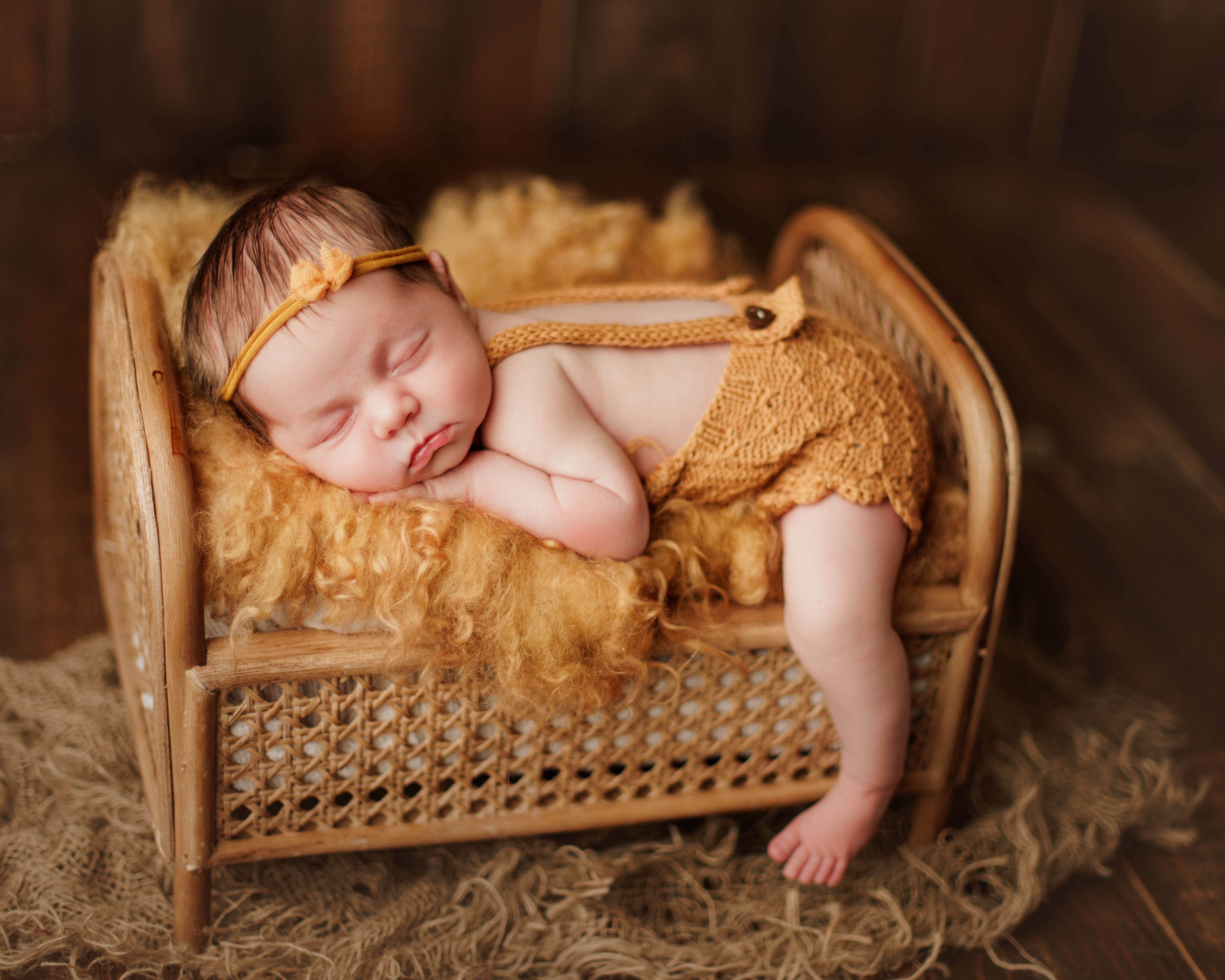 mini bed set up newborn