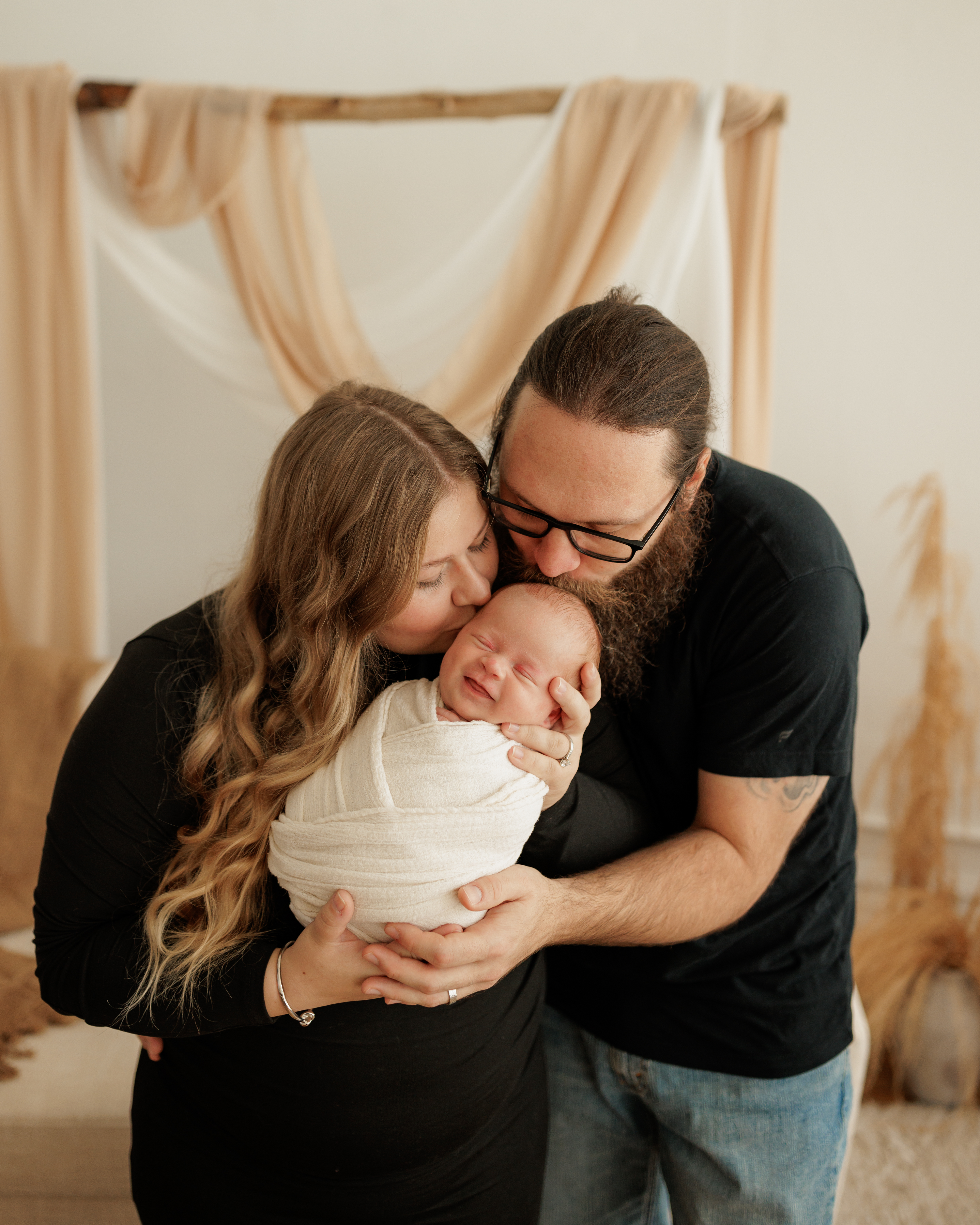 Gorgeous newborn photo shoot Chicago