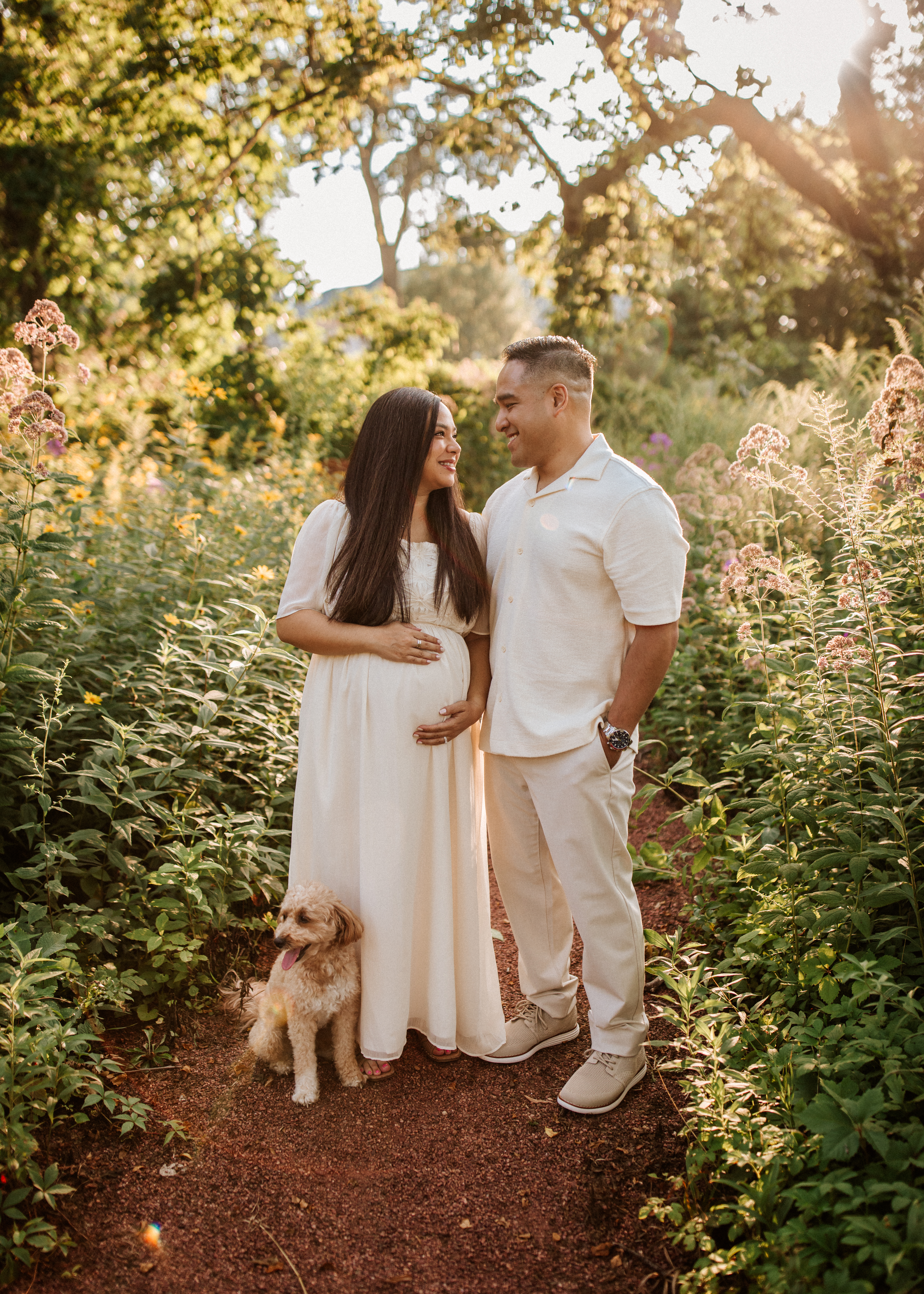 outdoor maternity session Chicago area
